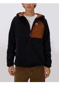 Reserved - Polarowa bluza z kapturem - czarny. Typ kołnierza: kaptur. Kolor: czarny. Materiał: polar