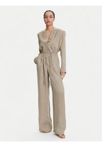 Guess Kombinezon W5YD14 WH5N2 Beżowy Regular Fit. Kolor: beżowy. Materiał: syntetyk