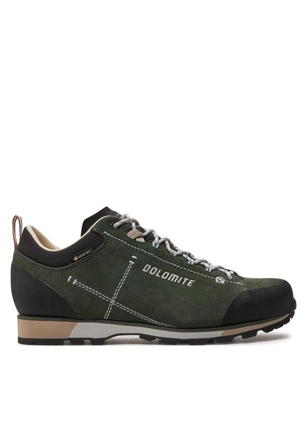 Dolomite Trekkingi 54 Hike Low Evo Gore-Tex 289208 0878 Khaki. Kolor: brązowy. Materiał: zamsz, skóra. Technologia: Gore-Tex. Sport: turystyka piesza