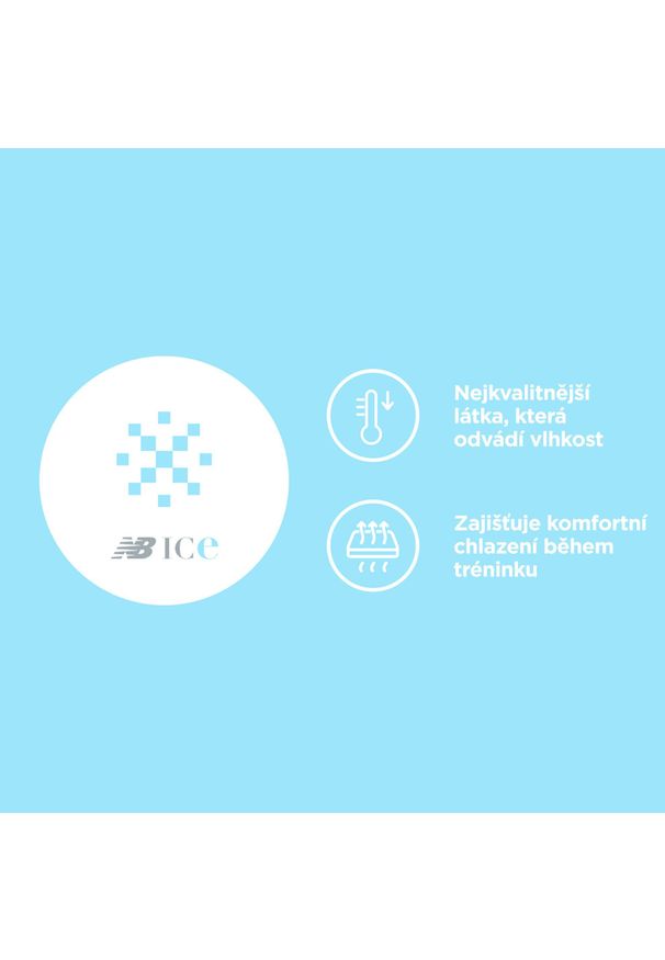 Koszulka męska New Balance MT51208BK – czarna. Kolor: czarny. Materiał: lycra, materiał, nylon. Sport: fitness