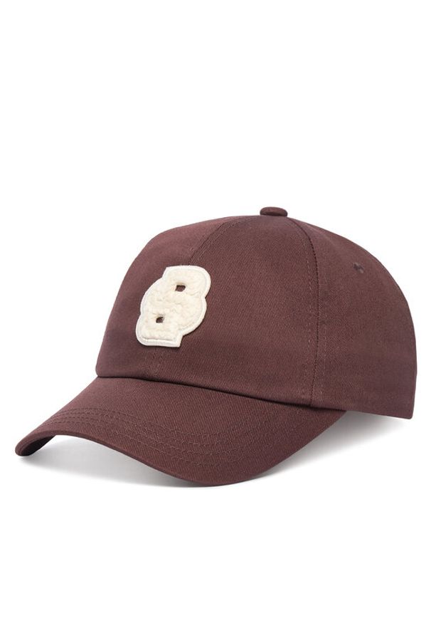 BOSS Czapka z daszkiem Ari-B 50562252 Brązowy. Kolor: brązowy. Materiał: bawełna