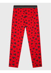 Original Marines Legginsy DCA3725F Czerwony Slim Fit. Kolor: czerwony. Materiał: bawełna