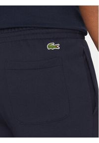 Lacoste Szorty sportowe GH9708 Granatowy Regular Fit. Kolor: niebieski. Materiał: bawełna. Styl: sportowy #3
