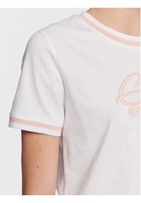 Guess T-Shirt Camila W3RI31 I3Z11 Biały Regular Fit. Kolor: biały. Materiał: bawełna