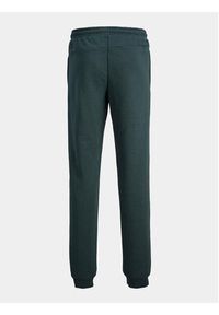 Jack&Jones Junior Spodnie dresowe 12243083 Zielony Relaxed Fit. Kolor: zielony. Materiał: dresówka, bawełna #7