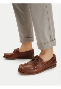 Timberland Mokasyny Classic Boat 2 Eye TB0A232XF741 Brązowy. Kolor: brązowy. Materiał: skóra #7