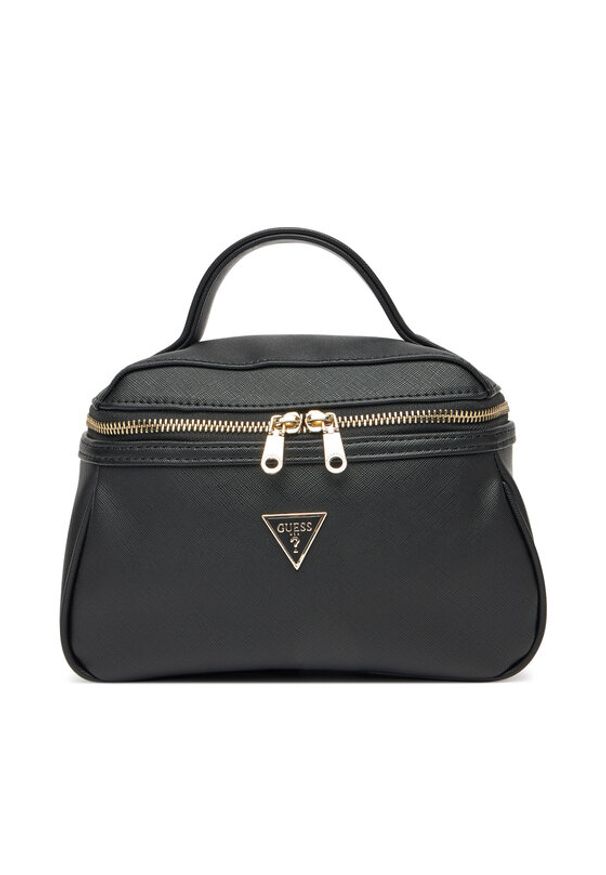 Guess Kosmetyczka PW7542 P5361 Czarny. Kolor: czarny. Materiał: skóra