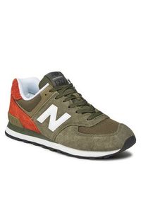 New Balance Sneakersy U574AGG Brązowy. Kolor: brązowy. Materiał: zamsz, skóra. Model: New Balance 574 #2