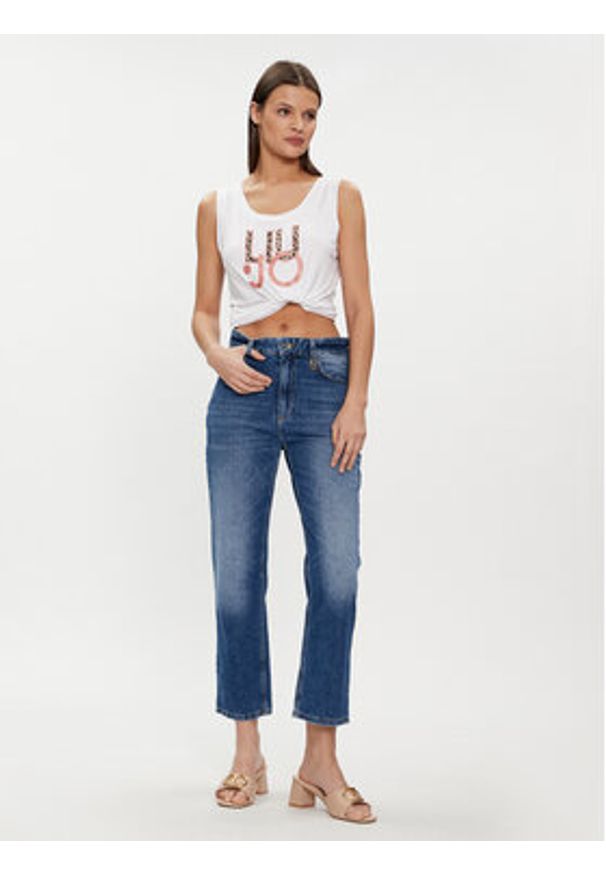 Liu Jo Jeansy UA4156 D4666 Niebieski Boyfriend Fit. Kolor: niebieski