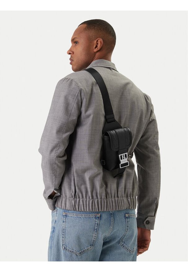 Karl Lagerfeld - KARL LAGERFELD Saszetka B1M30220 Czarny. Kolor: czarny. Materiał: skóra