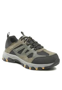 skechers - Skechers Trekkingi Enago 66275/OLBK Khaki. Kolor: brązowy. Materiał: materiał. Sport: turystyka piesza