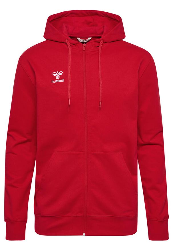 Hummel - Bluza hmlGO 2.0 ZIP HOODIE. Kolor: czerwony, wielokolorowy, różowy