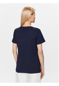 Guess T-Shirt Debora V3YI07 I3Z14 Granatowy Regular Fit. Kolor: niebieski. Materiał: bawełna #3