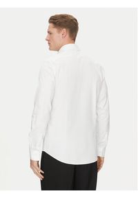 Calvin Klein Koszula K10K114298 Biały Slim Fit. Kolor: biały. Materiał: bawełna, syntetyk