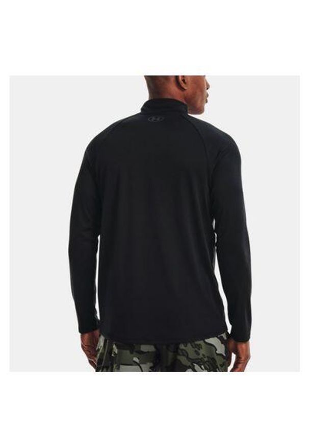 Bluza fitness męska Under Armour Tech 2.0 1/2 Zip. Kolor: czarny. Długość rękawa: długi rękaw. Sport: fitness