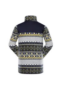 ALPINE PRO - Bluza męska polarowa ciepła Alpine Pro Eflin. Kolor: żółty. Materiał: polar. Sport: wspinaczka, turystyka piesza