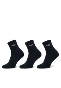 Emporio Armani Underwear Skarpety krótkie EM000551 AF14499 MB082 Niebieski. Kolor: niebieski. Materiał: bawełna #1