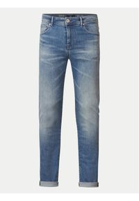 Petrol Industries Jeansy M-1040-DNM002 Niebieski Slim Fit. Kolor: niebieski