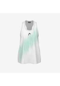 Head - AGILITY Tank Top Girls. Kolor: biały, zielony, wielokolorowy. Wzór: motyw zwierzęcy