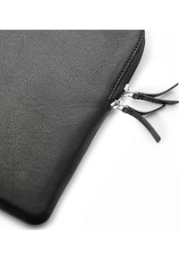 Etui Trunk Leather Sleeve do MacBook 16'' (black). Materiał: mikrofibra, skóra. Styl: biznesowy, elegancki #5