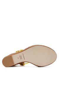 DOLCE & GABBANA - Dolce&Gabbana Espadryle CZ0318 AV804 Żółty. Kolor: żółty. Materiał: materiał #4