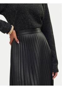 Vero Moda Spódnica z imitacji skóry Bella Holly 10319036 Czarny Regular Fit. Kolor: czarny. Materiał: skóra #4