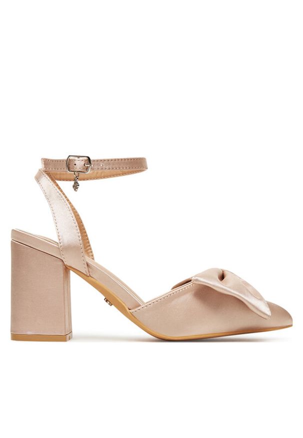 DeeZee Czółenka HTA917-2 Beżowy. Kolor: beżowy. Materiał: materiał