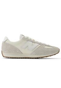 Buty unisex New Balance U471KAB – beżowe. Kolor: beżowy. Materiał: zamsz, materiał, syntetyk. Szerokość cholewki: normalna. Wzór: jodełka. Sezon: lato