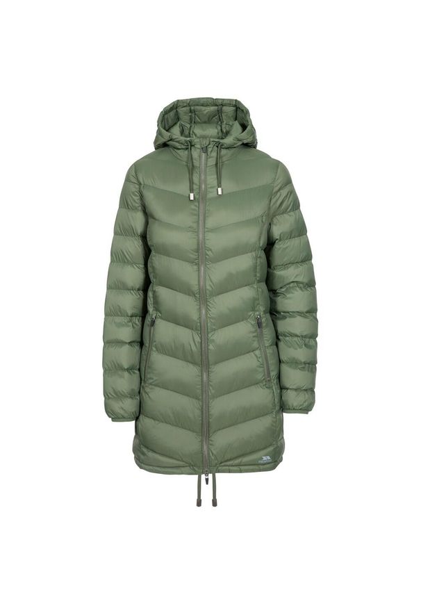 TRESPASS - Kurtka Damska Rianna. Kolor: szary. Materiał: puch, poliamid. Sport: turystyka piesza