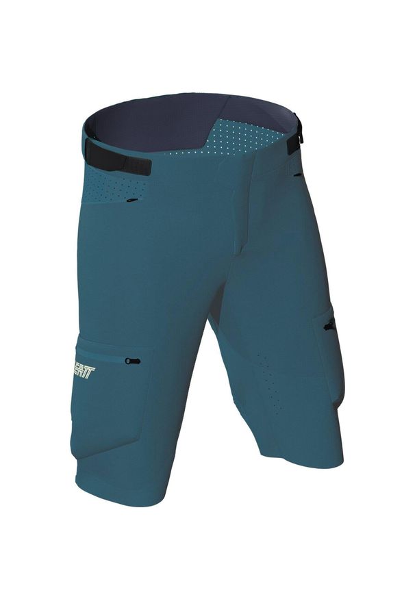 Spodenki rowerowe dziecięce LEATT Shorts MTB AllMtn 2.0 Junior. Kolor: zielony, niebieski, wielokolorowy. Styl: sportowy. Sport: kolarstwo