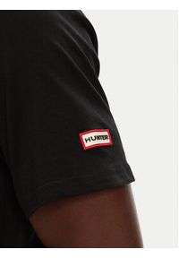 Hunter T-Shirt Duart Graphic HARM0033251 Czarny Regular Fit. Kolor: czarny. Materiał: bawełna #3