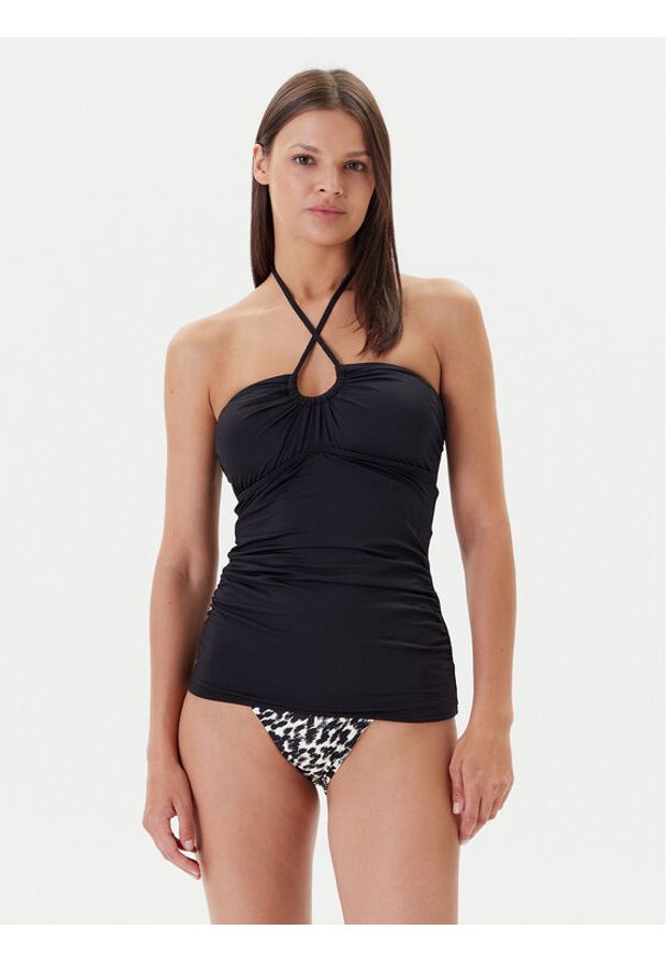 MICHAEL Michael Kors Tankini MM7M760 Czarny. Kolor: czarny. Materiał: syntetyk