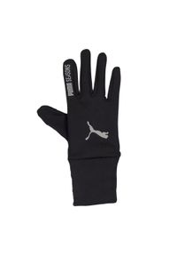 Puma - Rękawiczki Unisex Dla Dorosłych Z Logo Sezonu. Kolor: czarny. Sport: turystyka piesza
