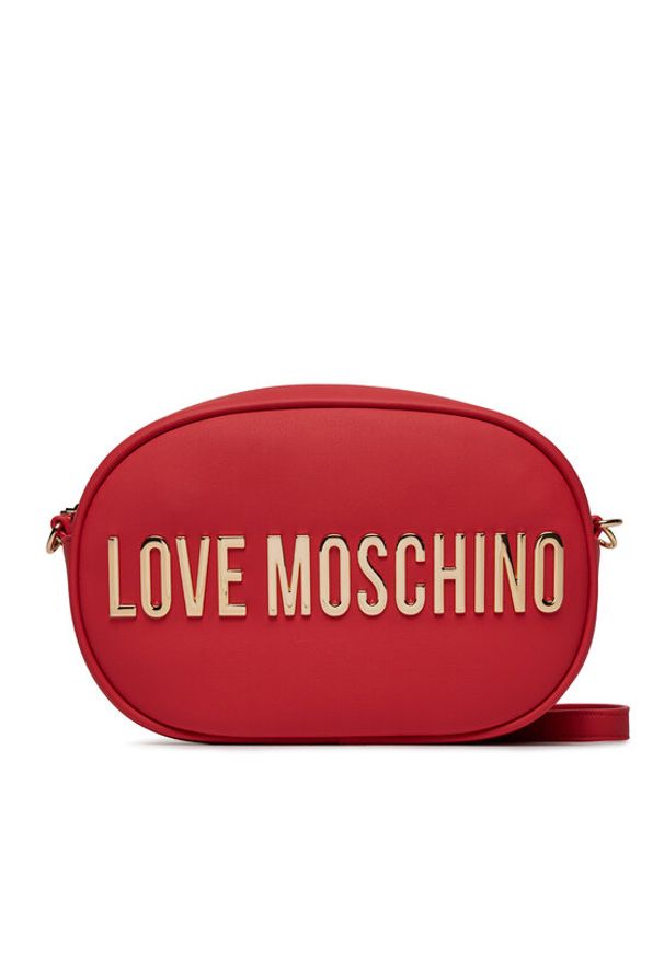 Love Moschino - LOVE MOSCHINO Torebka JC4199PP1IKD0500 Czerwony. Kolor: czerwony. Materiał: skórzane