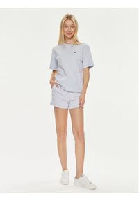 Lacoste T-Shirt TF7215 Błękitny Loose Fit. Kolor: niebieski. Materiał: bawełna #2