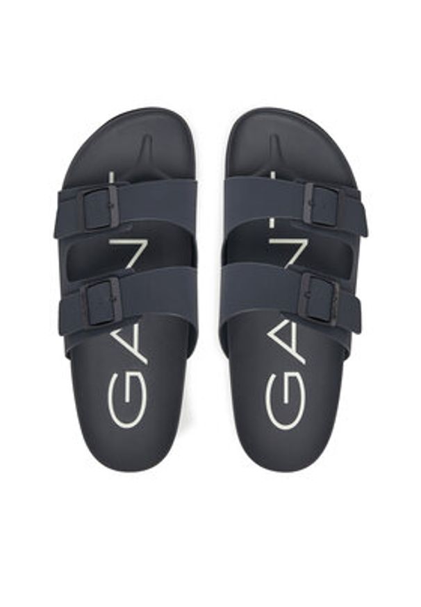 GANT - Gant Klapki Palbuddy 30634893 Granatowy. Kolor: niebieski. Materiał: skóra
