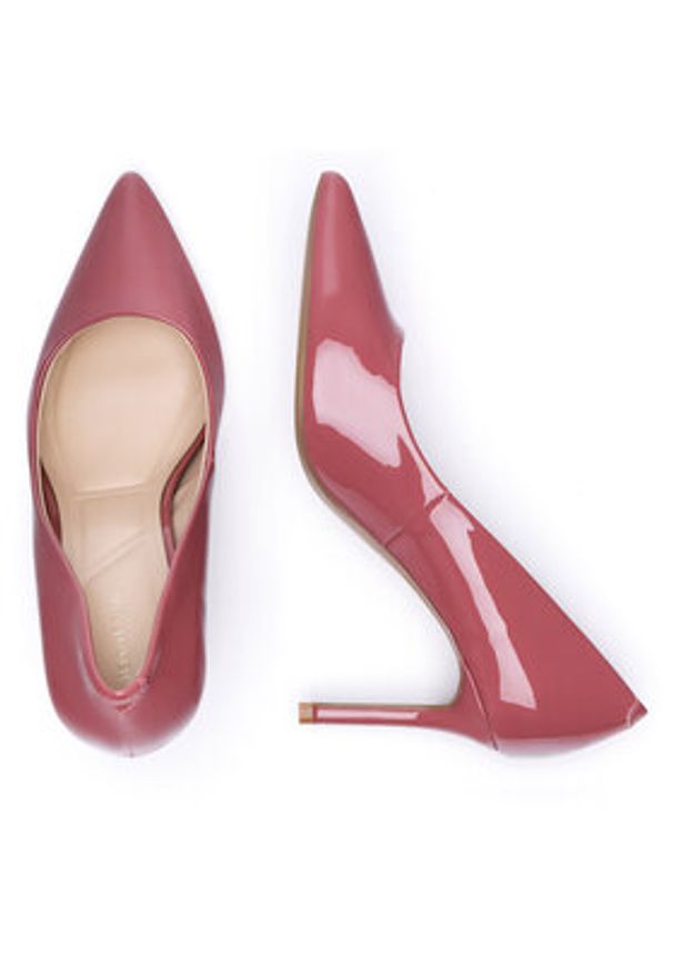 Jenny Fairy Szpilki WFA3006-1 Różowy. Kolor: różowy. Materiał: skóra. Obcas: na szpilce