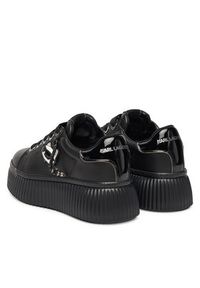 Karl Lagerfeld - KARL LAGERFELD Sneakersy KL42376T Czarny. Kolor: czarny. Materiał: skóra