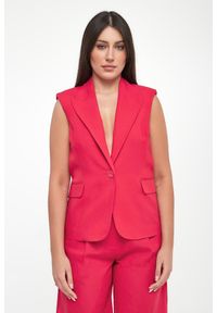 Twinset Milano - Kamizelka damska lniana TWINSET ACTITUDE. Materiał: len #2