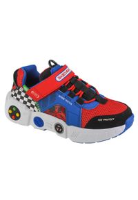 skechers - Buty do chodzenia chłopięce, Skechers Gametronix. Kolor: czerwony. Sport: turystyka piesza