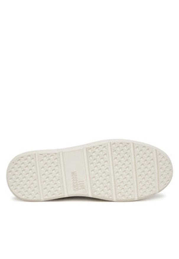 Love Moschino - LOVE MOSCHINO Sneakersy JA15184G1MIAC00A Czarny. Kolor: czarny. Materiał: skóra