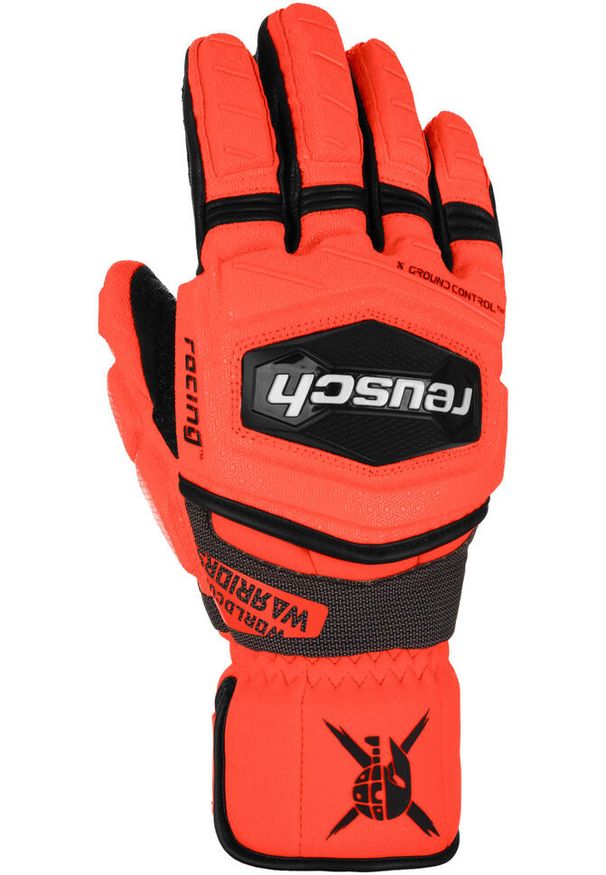 Rękawice narciarskie Reusch Worldcup Warrior GS. Kolor: czerwony, czarny, wielokolorowy. Sezon: zima. Sport: narciarstwo
