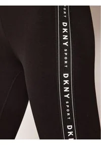 DKNY Sport Legginsy DP8P1883 Czarny Slim Fit. Kolor: czarny. Materiał: bawełna. Styl: sportowy #4
