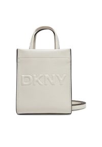 DKNY Torebka R44AZI34 Beżowy. Kolor: beżowy. Materiał: skórzane