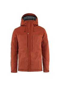 Fjällräven - Kurtka uniwersalna męska Fjallraven Skogsö. Typ kołnierza: kaptur. Kolor: czerwony. Styl: klasyczny