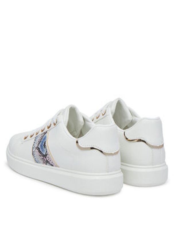 DeeZee Sneakersy HD1550 Biały. Kolor: biały. Materiał: materiał, syntetyk