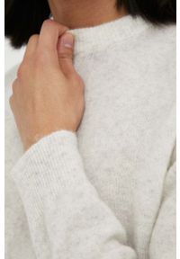 AMERICAN VINTAGE - American Vintage sweter wełniany męski kolor szary lekki. Kolor: szary. Materiał: wełna. Wzór: gładki. Styl: vintage #2