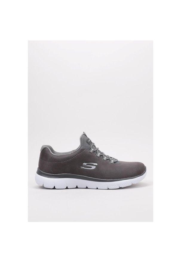 skechers - Buty damskie SKECHERS Summits Itz Bazik. Okazja: na co dzień. Kolor: szary