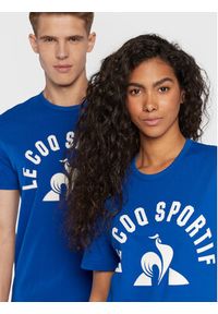 Le Coq Sportif T-Shirt Unisex 2220665 Niebieski Regular Fit. Kolor: niebieski. Materiał: bawełna #7