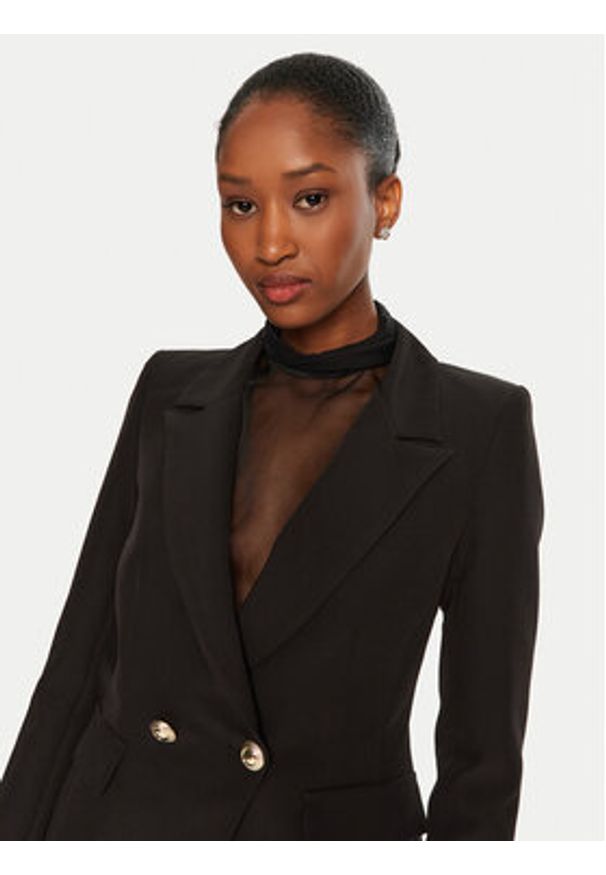 Rinascimento Marynarka CFC0119983003 Czarny Regular Fit. Kolor: czarny. Materiał: syntetyk